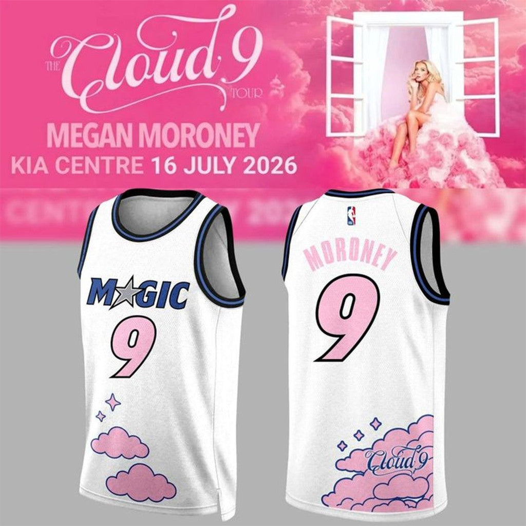 Orlando Magic X Megan Moroney The Cloud 9 Tour 2026 Basketball Jersey Megan Moroney Tour Merch - Merchluma