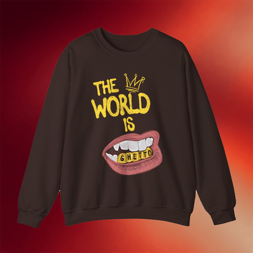 Candace Owens Merch The World Is Ghetto Sweatshirt Birthday Gifts For Friends - Merchluma