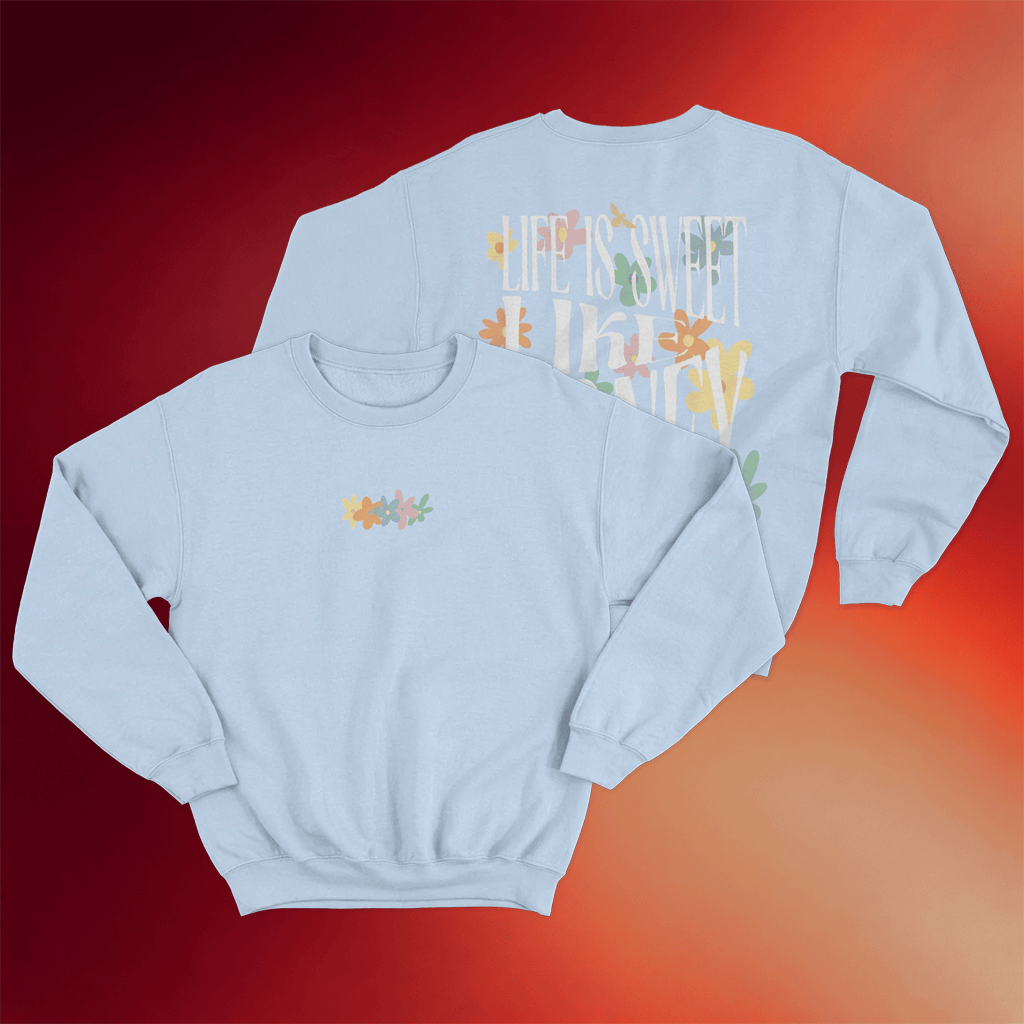 Dalton Mauldin Merch 2026 Life Is Sweet Like Honey Sweatshirt Gifts For Your Girlfriend - Merchluma