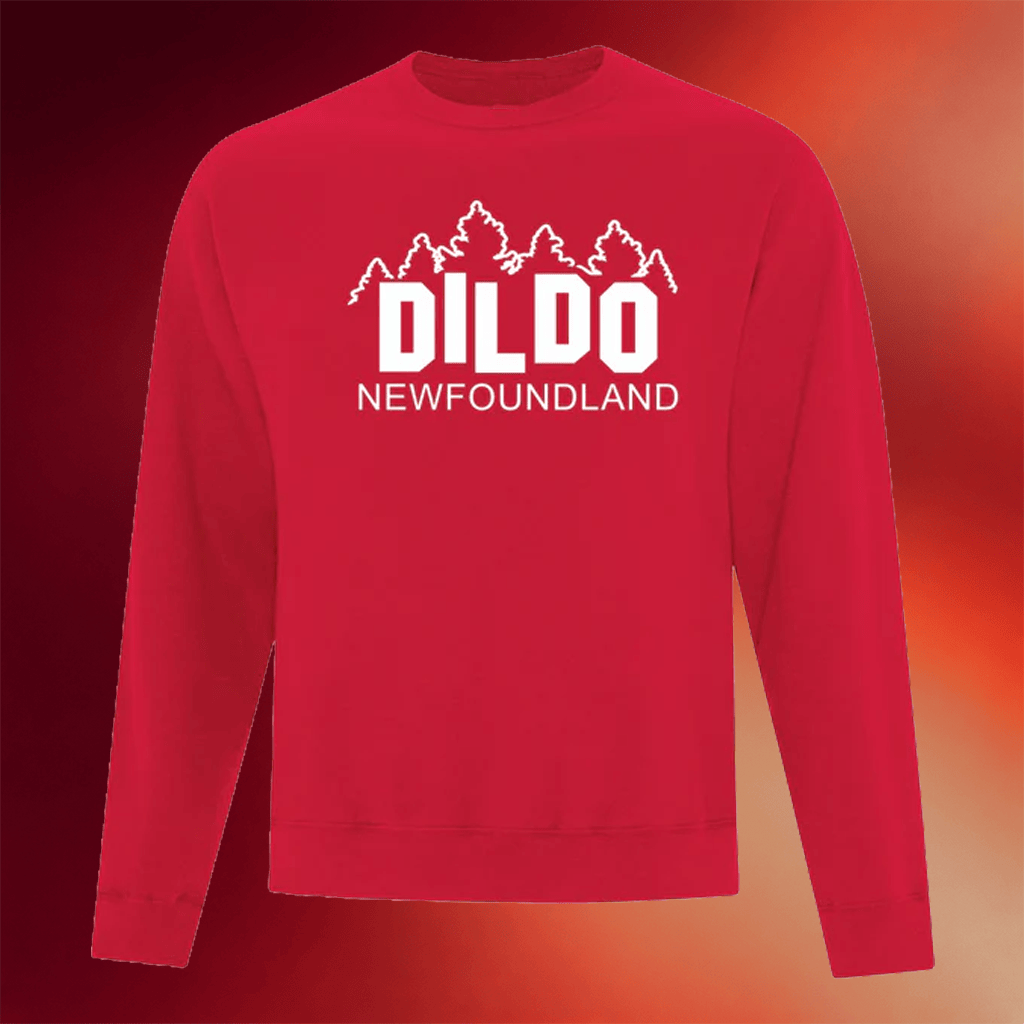 Dildo Newfoundland Merch Dildo Hill Sign Sweatshirt Present Ideas For Travel Lovers - Merchluma