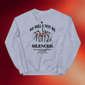 Don Lemon Merch We Will Not Be Silenced Crewneck Don Lemon Sweatshirt Gifts For Him - Merchluma