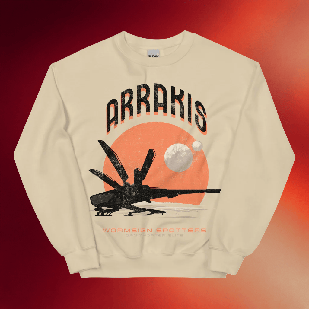 Dune Merch 2026 Wormsign Spotters Crewneck Dune Sweatshirt Gifts For Friends - Merchluma