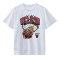 Caleb Wilson Chicago Bulls Basketball Hoop Flame T-Shirt Caleb Wilson Merch Gift For Fans - Merchluma