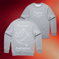 Figma Merch Here There Everywhere Crewneck Figma Sweatshirt Best Birthday Gift For Husband - Merchluma