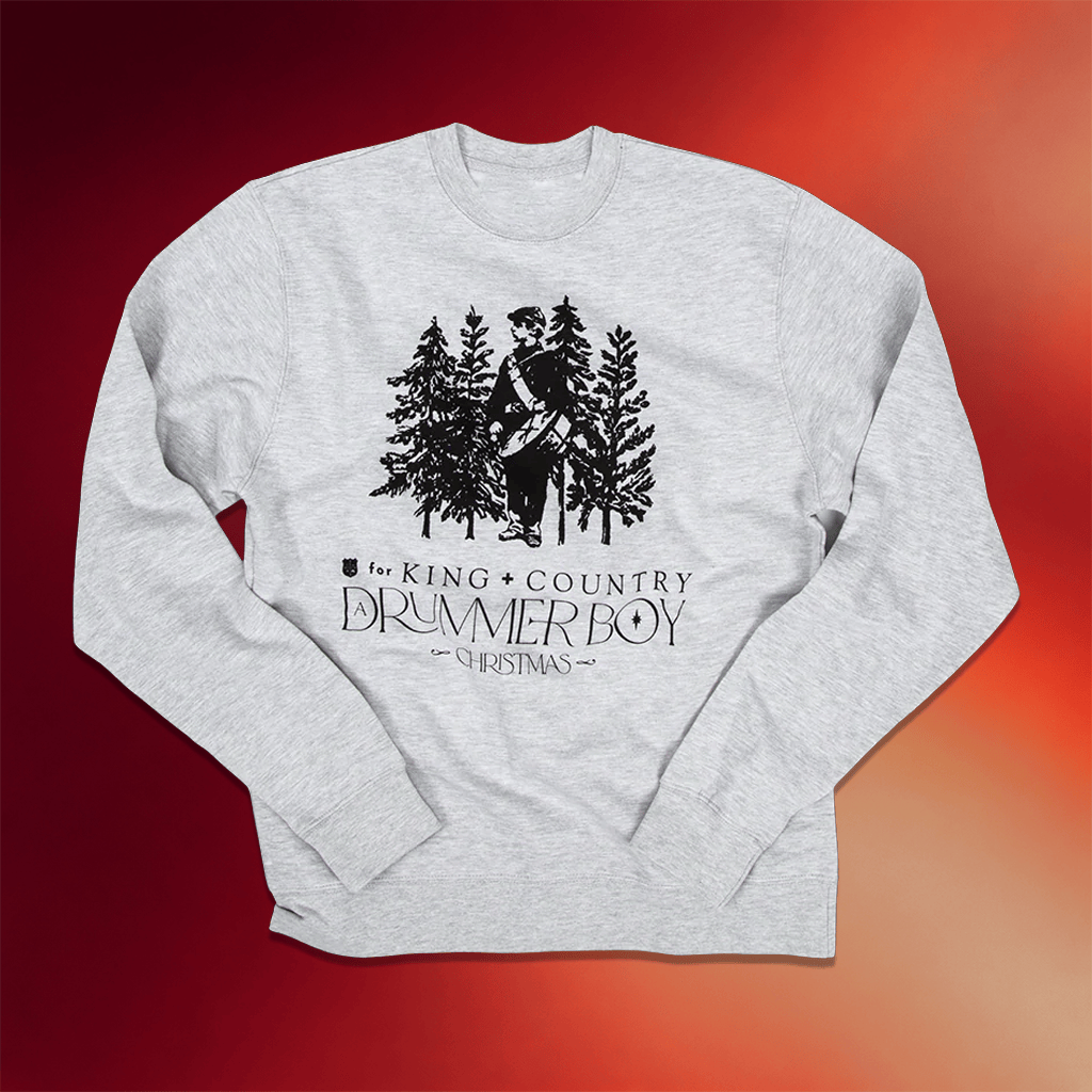 Forking And Country Merch A Drummer Boy Crewneck Sweatshirt Gifts For Dudes - Merchluma