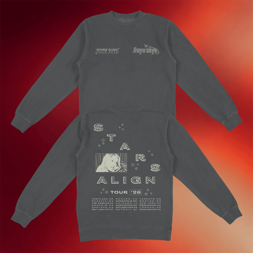 Freya Skye Merch 2026 Stars Align Tour Crewneck Freya Skye Tour Sweatshirt Gifts For Fans - Merchluma