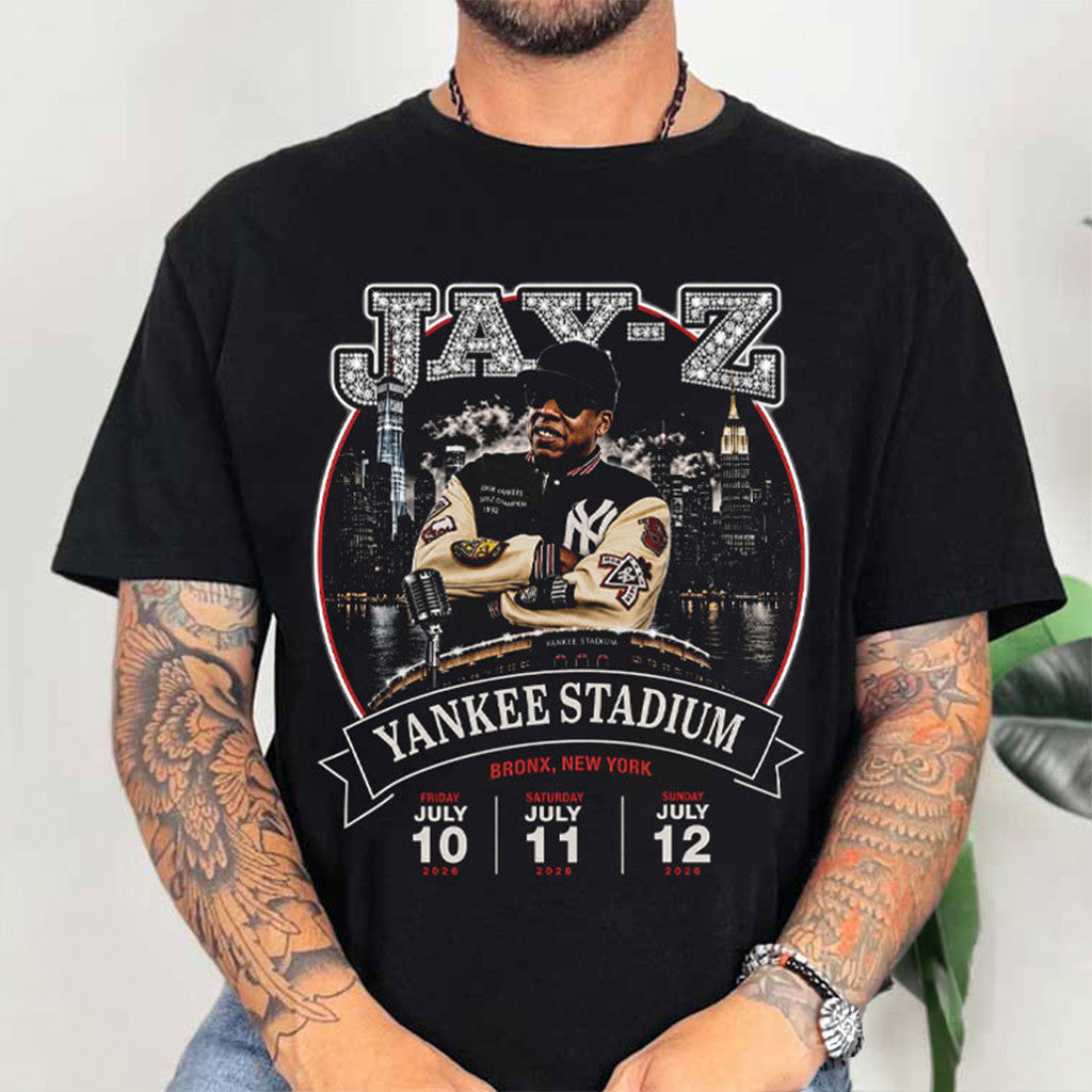 Jay Z 30 Merch Jay Z Yankee Stadium Bronx New York July 2026 Concert T-Shirt Rapper Fan Gifts - Merchluma