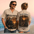 Megadeth Old School Soundtrack Vintage Retro Hawaiian Shirt Megadeth Merch Music Tour Fans Gift - Merchluma