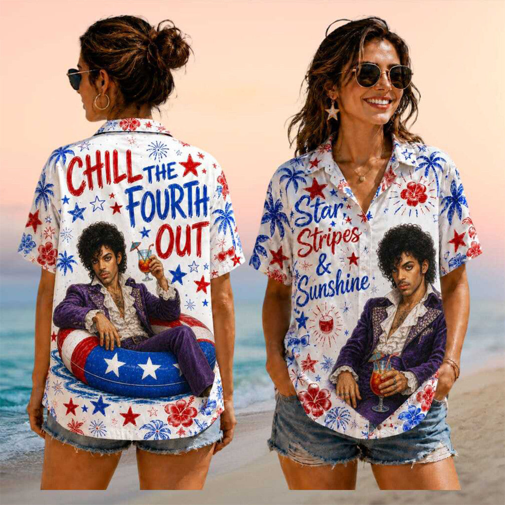 Prince Fourth Of July 2026 Vintage Hawaiian Shirt Prince Merch Best Patriotic Gift For Fans - Merchluma