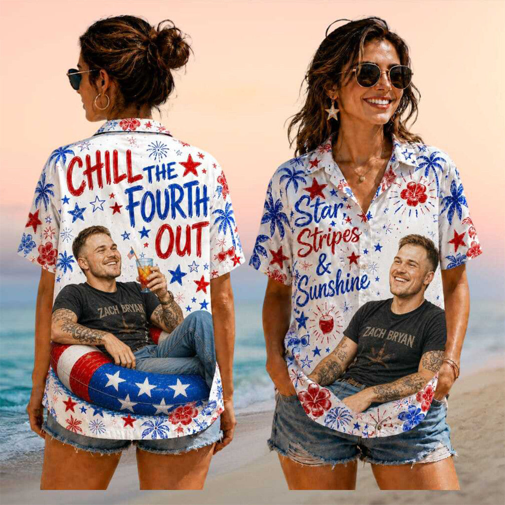 Zach Bryan Fourth Of July 2026 Vintage Hawaiian Shirt Zach Bryan Merch Patriotic Gifts Ideas - Merchluma