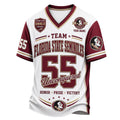 Custom Florida State Seminoles Team Legacy V-Neck Shirt Unconquered Seminoles Football Merch - Merchluma