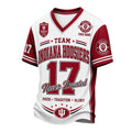 Personalized Indiana Hoosiers Team Legacy V-Neck Shirt Never Daunted Indiana Hoosiers Merch - Merchluma