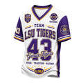 Personalized LSU Tigers Team Legacy V-Neck Shirt LSU Tigers Merch Present For Football Fans - Merchluma
