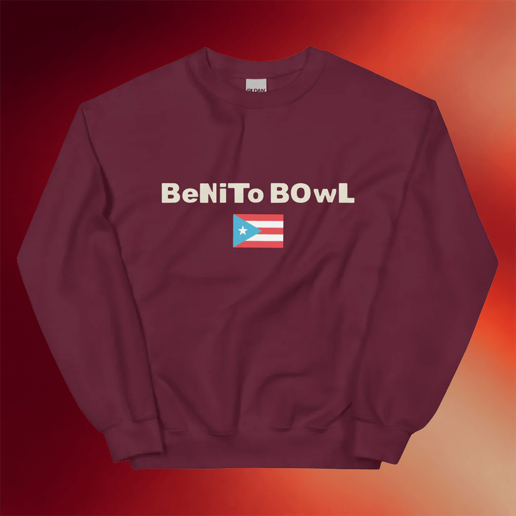 Bronx Native Merch 2026 Benito Bowl Crewneck Bad Bunny Super Bowl Sweatshirt Boricua Gifts - Merchluma