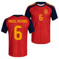 #6 Mikel Merino Jersey Shirt Spain 2-STAR World Cup 2026 Champions Merch FIFA Winner Clothing - Merchluma