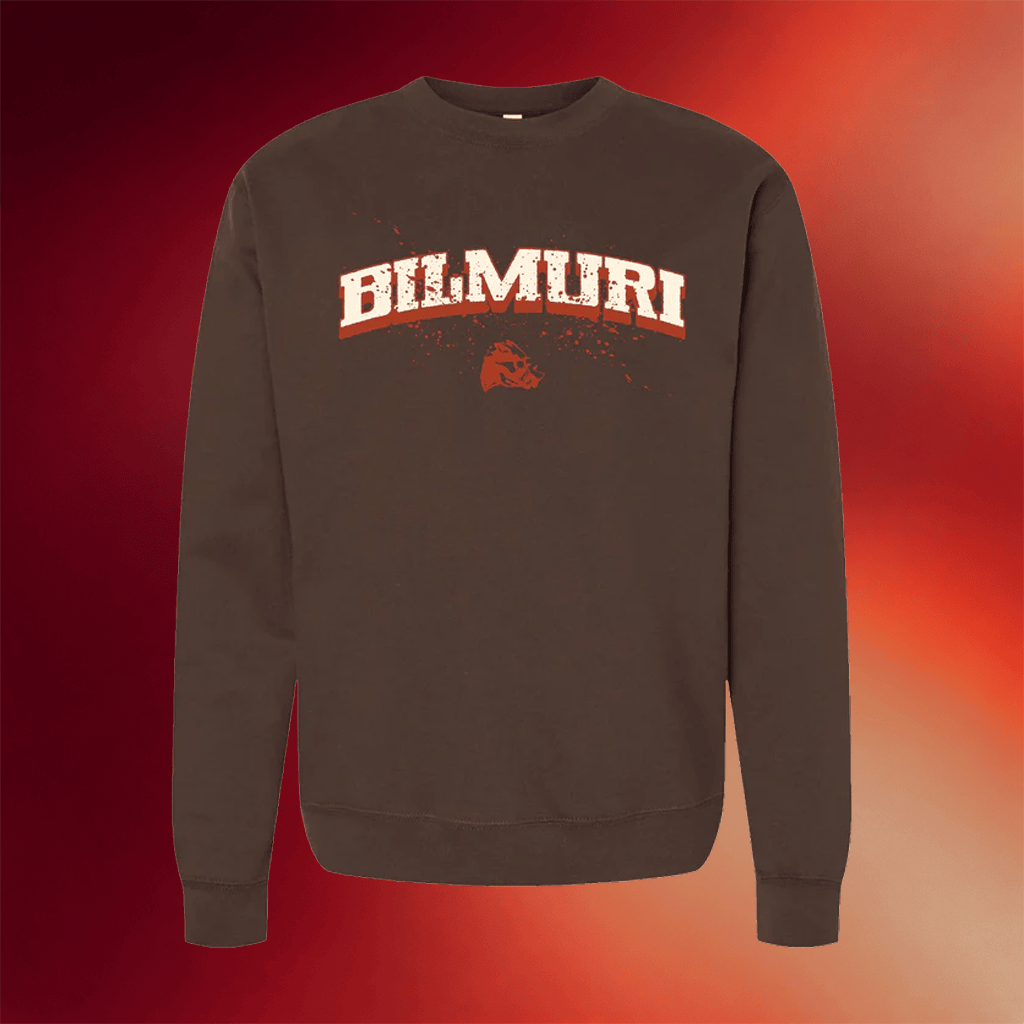 Bilmuri Merch 2026 Splatter Arch Logo Crewneck Bilmuri Sweatshirt Gift For Music Lovers - Merchluma