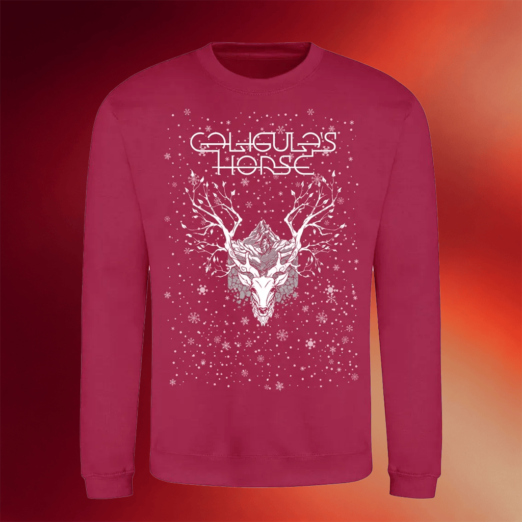 Caligula's Horse Merch Radiant Deer Christmas Sweatshirt Caligula's Horse Crewneck Gift For BFF - Merchluma
