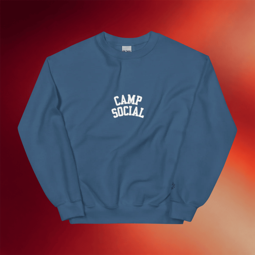Camp Social Merch 2026 Camp Social Sweatshirt Birthday Gifts For Friends - Merchluma