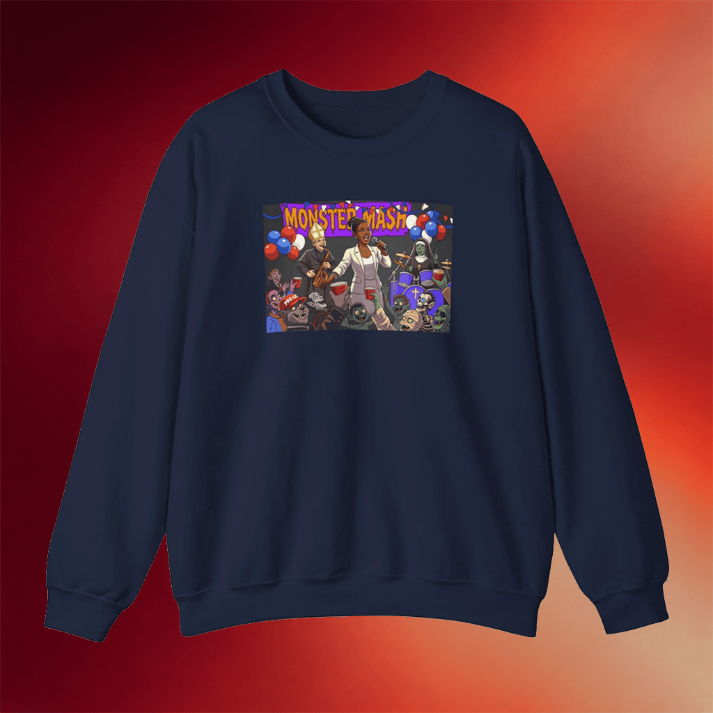 Candace Owens Merch 2026 Monster Mash Crewneck Candace Owens Sweatshirt Present For BFF - Merchluma