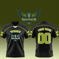 Personalized Dallas Wings WNBA 2026 Black Jersey Dallas Wings Merch Gift For Basketball Lover - Merchluma