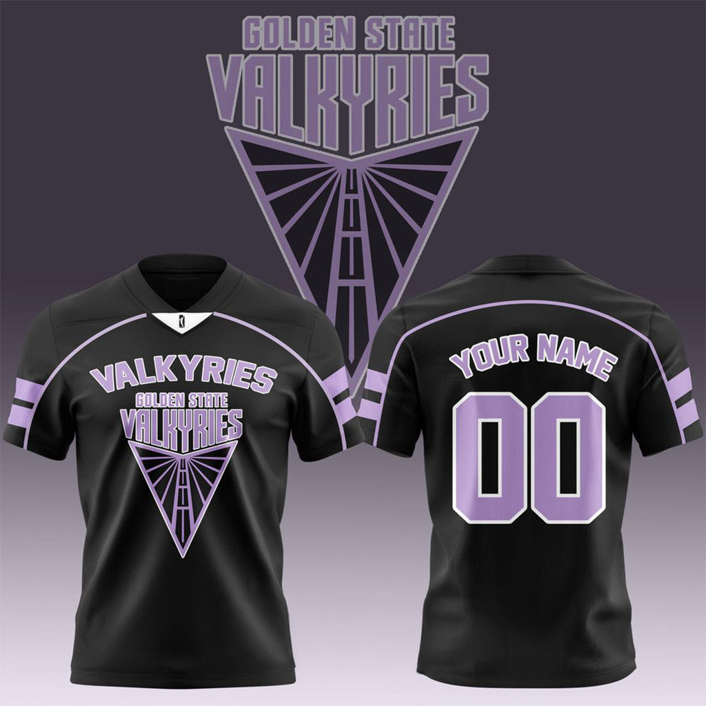 Personalized Golden State Valkyries WNBA 2026 Black Jersey Valkyries Merch Basketball Fan Gifts - Merchluma