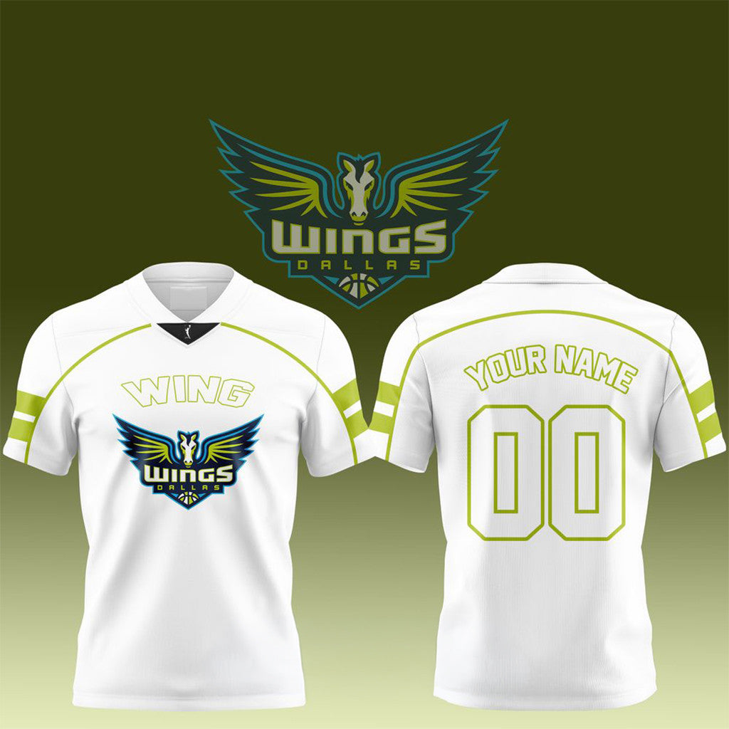 Personalized Dallas Wings WNBA 2026 White Jersey Dallas Wings Merch Present For Basketball Fans - Merchluma