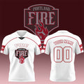 Personalized Portland Fire WNBA 2026 White Football Jersey Portland Fire Merch Gift For Fans - Merchluma