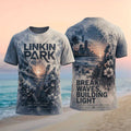 Linkin Park Breaking Waves Vintage Retro T-Shirt 2026 Linkin Park Merch Gift For Rock Fans - Merchluma
