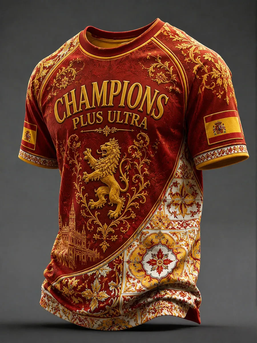 Spain World Cup 2026 Champions Merch Spain Football Game Day T-Shirt Gifts For Football Fan - Merchluma