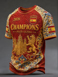Spain World Cup 2026 Champions Merch Spain Football T-Shirt Fan Gear Game Day Gifts Men - Merchluma