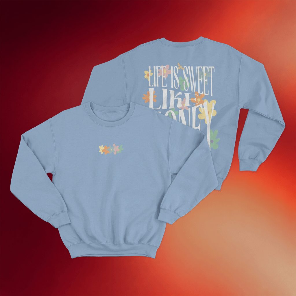 Dalton Mauldin Merch 2026 Life Is Sweet Like Honey Sweatshirt Music Lover Gifts For Her - Merchluma