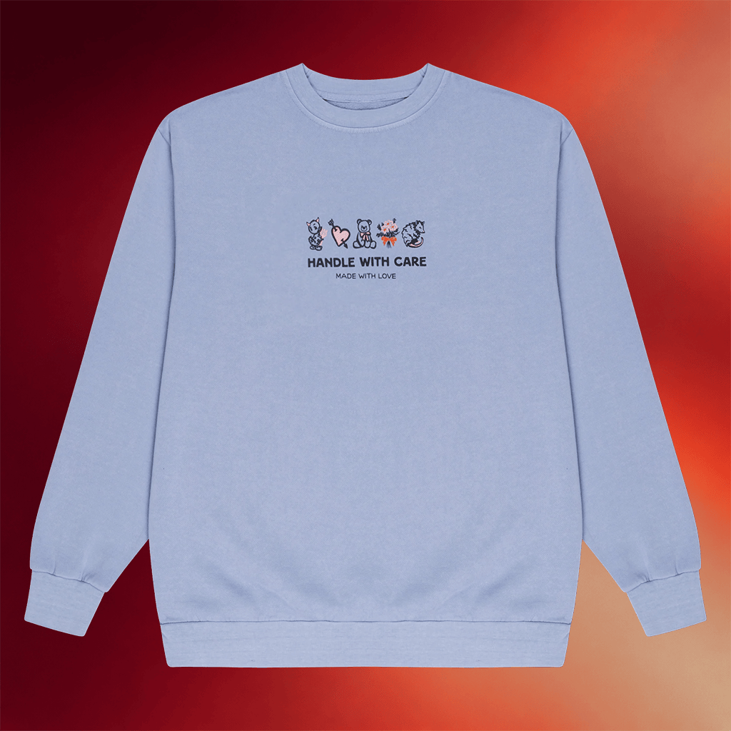 Call Her Daddy Merch 2026 Handle With Care Sweatshirt Birthday Present For Friends - Merchluma