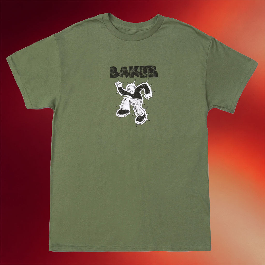 Baker Skateboards Merch 2026 Mosh Man T-Shirt Unique Gift For Husband - Merchluma
