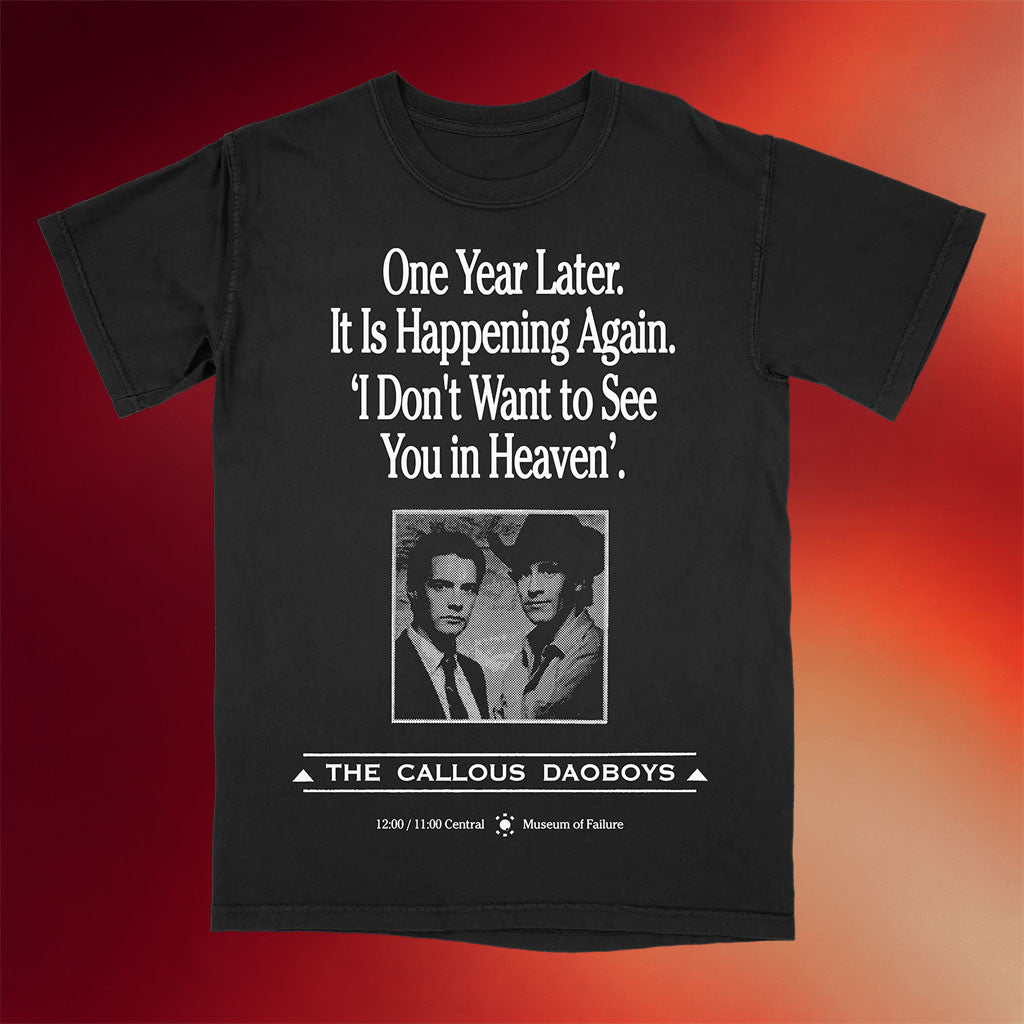 The Callous Daoboys Merch 2026 One Year Later T-Shirt Gift Ideas For Music Lovers - Merchluma