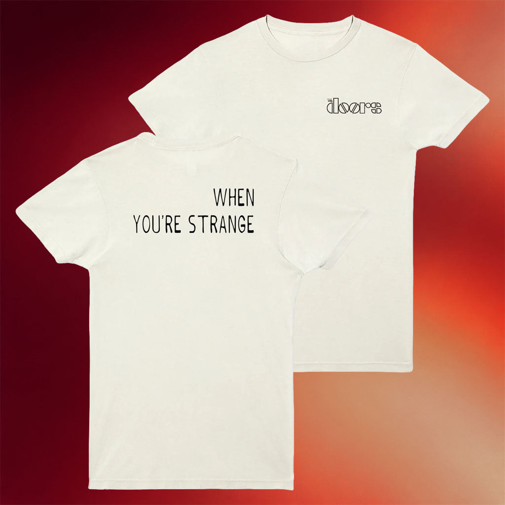 Trafalgar Releasing Merch 2026 The Doors When You're Strange T-Shirt The Doors Merch Fan Gifts - Merchluma