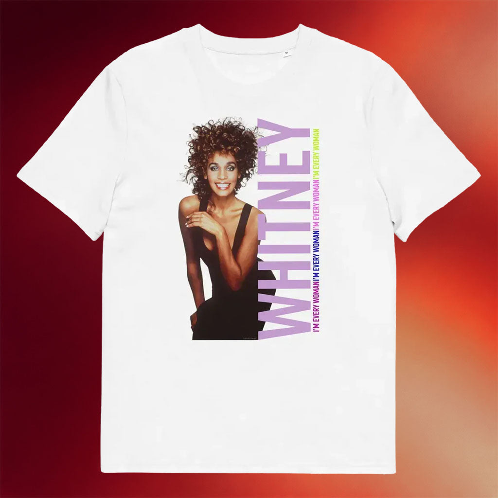 Whitney Houston Merch 2026 Whitney Houston I'm Every Woman T-Shirt Gifts For Music Fans - Merchluma