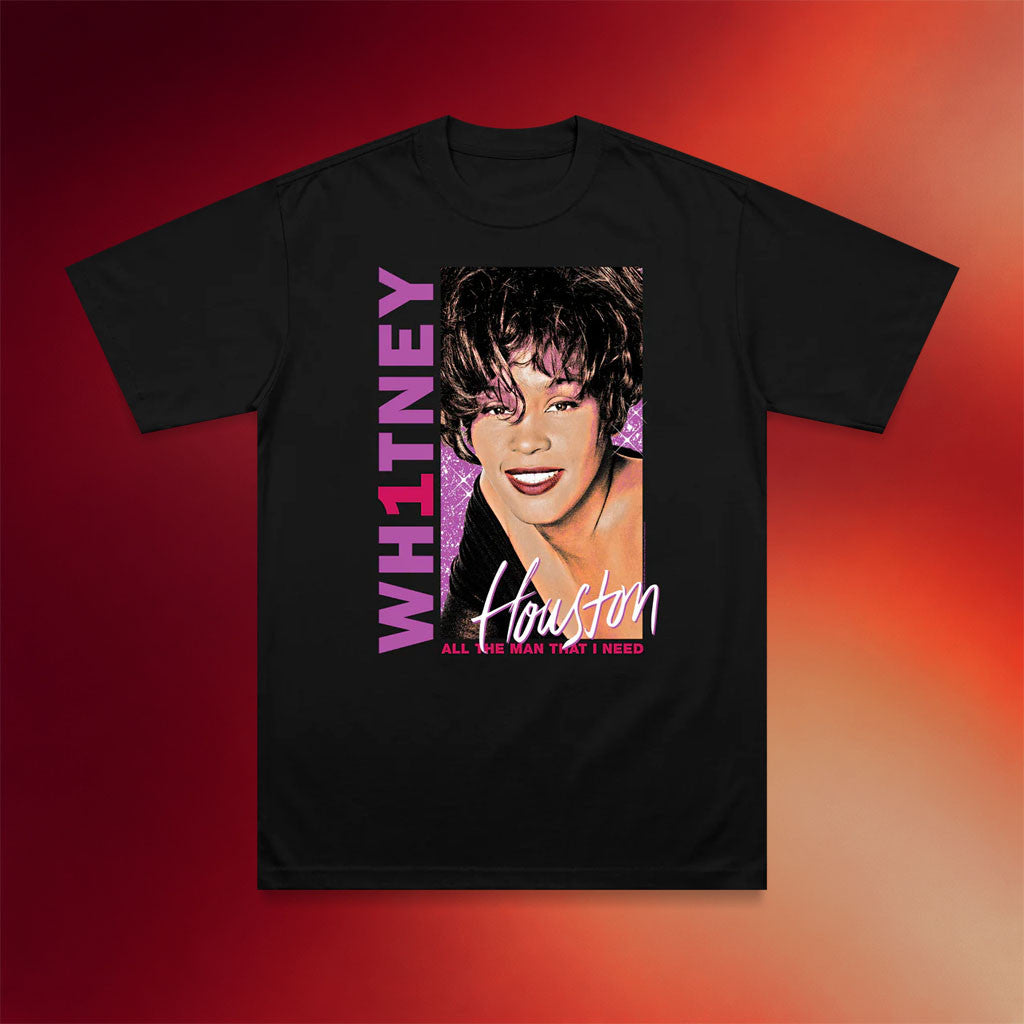 Whitney Houston Merch 2026 WH1TNEY All The Man That I Need T-Shirt Gift For Fans - Merchluma