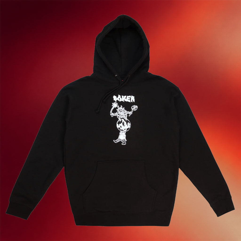 Baker Skateboards Merch 2026 World Crusher Hoodie Black Gifts For My Boyfriend - Merchluma