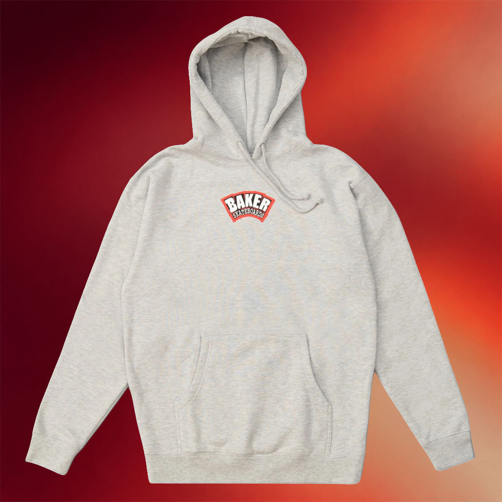 Baker Skateboards Merch 2026 Arch Logo Hoodie Gifts For Your Boyfriend - Merchluma
