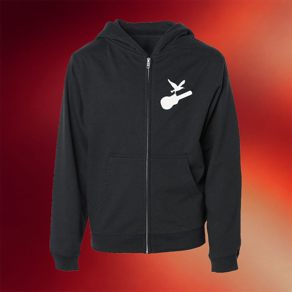 Newport Festival Merch 2026 Newport Folk Gull Guitar Zip Hoodie Music Festival Outfits For Fans - Merchluma