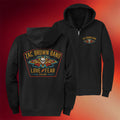 Zac Brown Merch 2026 Love And Fear Tour Zip Hoodie Zac Brown Band Tour Merch Present For Fans - Merchluma