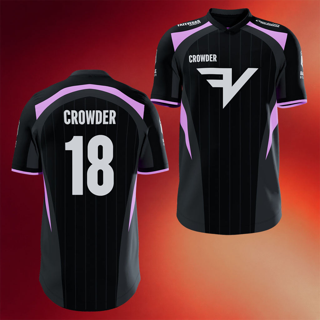 FaZe Vegas Merch 2026 #18 Crowder Jersey Shirt Birthday Present For Husband - Merchluma
