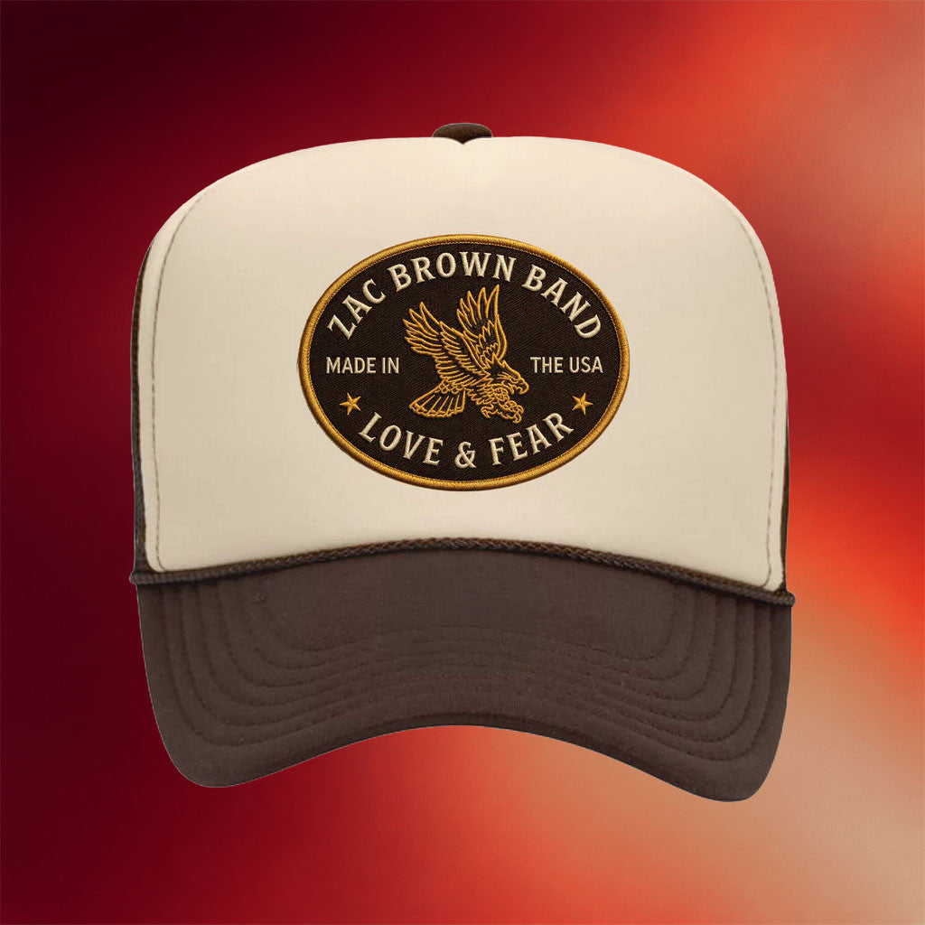 Zac Brown Merch 2026 Eagle Tour Trucker Hat Zac Brown Band Tour Merch Gift For Music Lovers - Merchluma