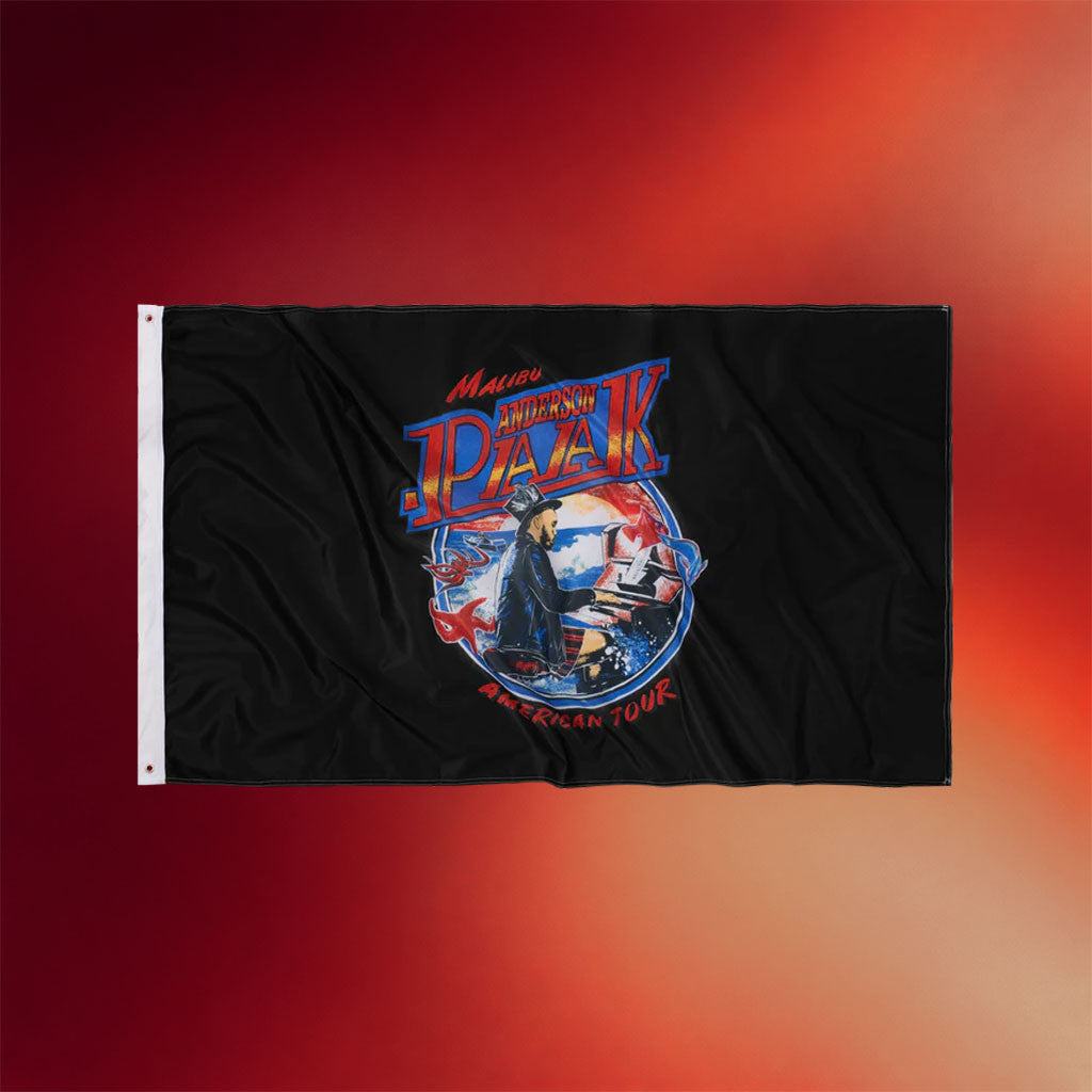 Anderson Paak Merch 2026 Malibu Badge Tour Flag Home Decor Ideas Gifts For Music Fans - Merchluma