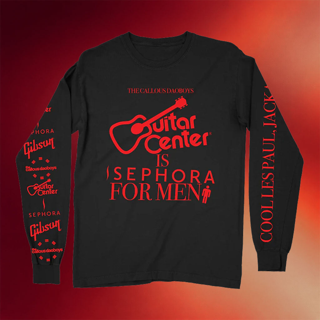 The Callous Daoboys Merch 2026 Guitar Center Long Sleeve Shirt Black Gift For Music Lovers - Merchluma
