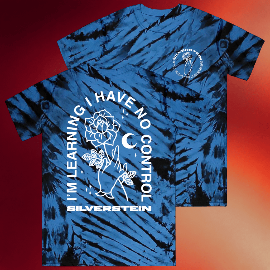 Silverstein Merch I'm Learning I Have No Control Blue Dye T-Shirt Present For Husband - Merchluma