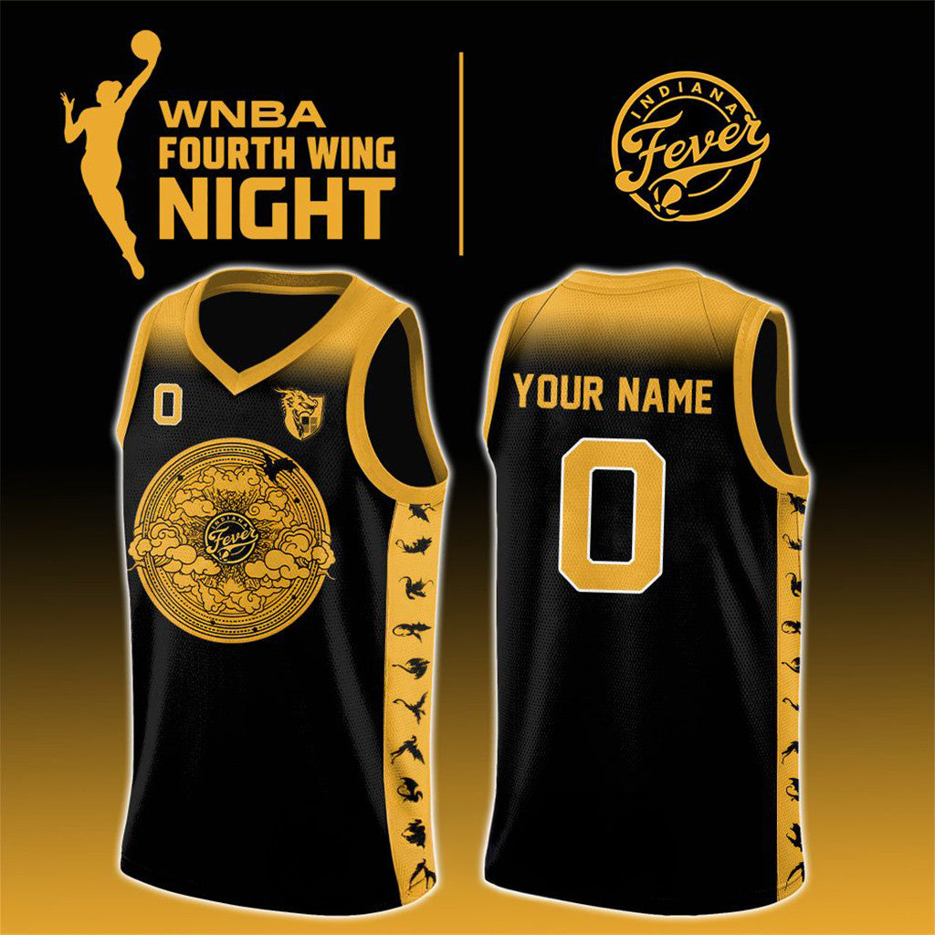 Personalized Indiana Fever WNBA X Fourth Wing Night 2026 Basketball Jersey Indiana Fever Merch - Merchluma