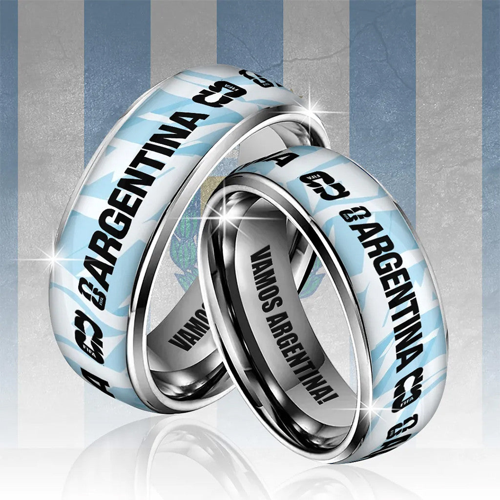 Argentina National Football Team 2026 World Cup Ring Lionel Messi Merch Gift For Argentina Fans - Merchluma