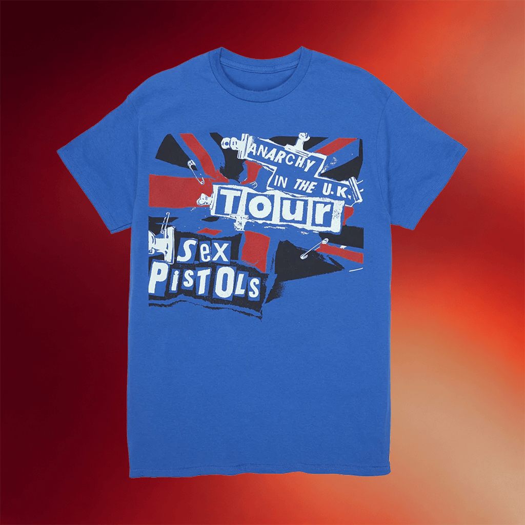 Sex Pistols Merch Anarchy In The UK T-Shirt Sex Pistols Tour Shirt Gifts For Punk Rock Band Fan - Merchluma