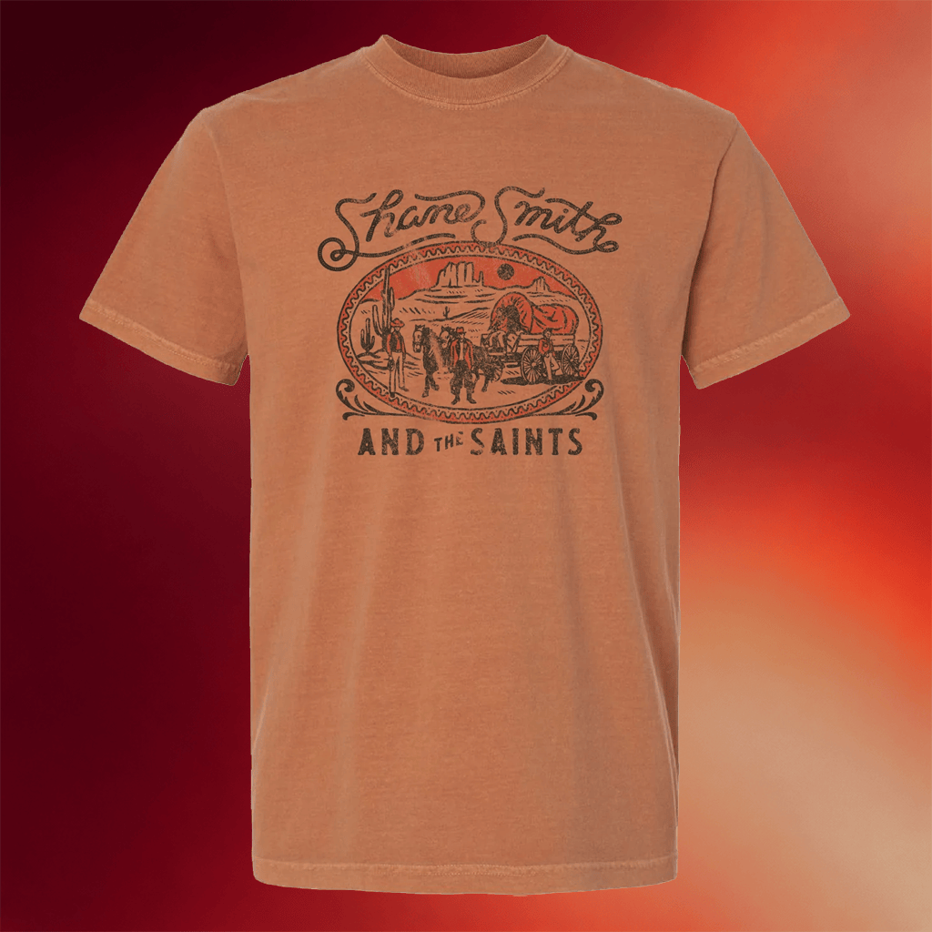 Shane Smith And The Saints Merch 2026 Wagon T-Shirt Unique Gifts For Music Lovers - Merchluma